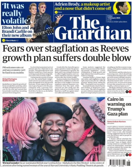 Fears over stagflation as Reeves growth plan suffers double blow