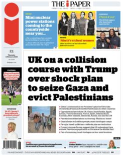 UK on a collision course with Trump over shock plan to seize Gaza and evict Palestinians