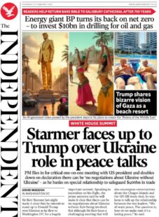 Starmer faces up to Trump over Ukraine role in peace talks