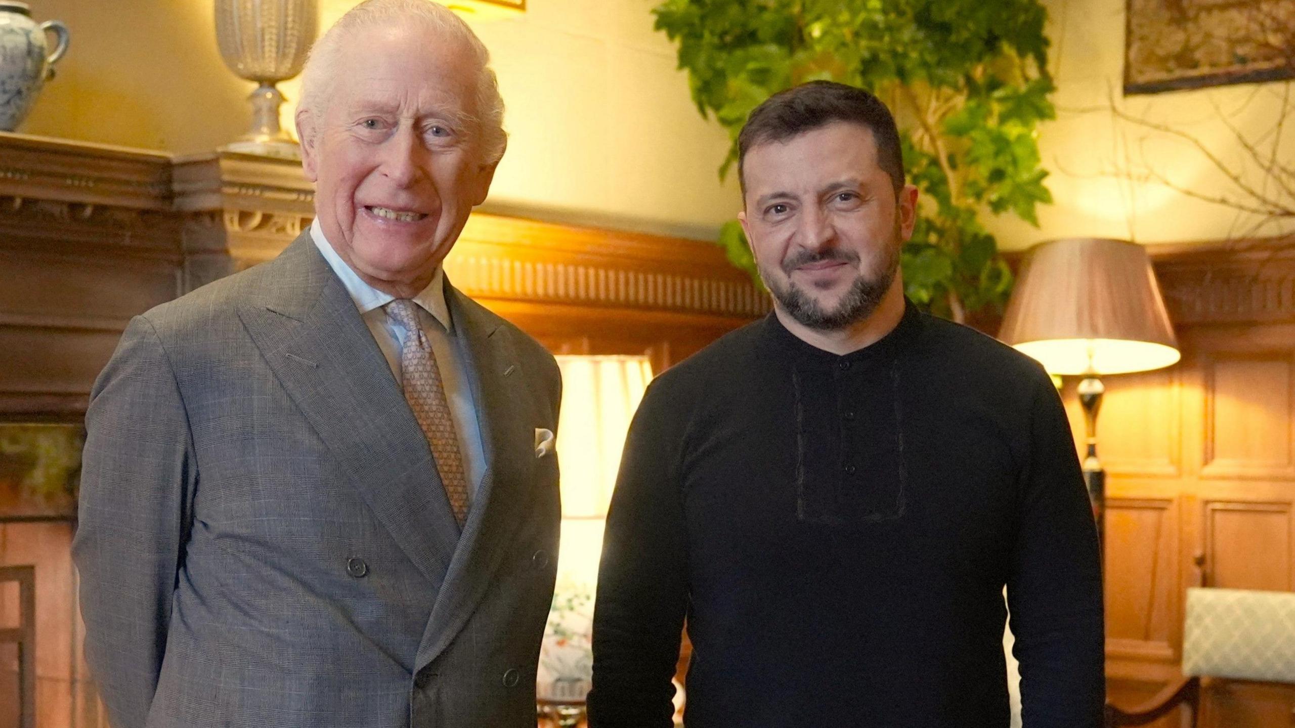 ZELENSKY AND KING CHARLES MEET AT SANDRINGHAM 