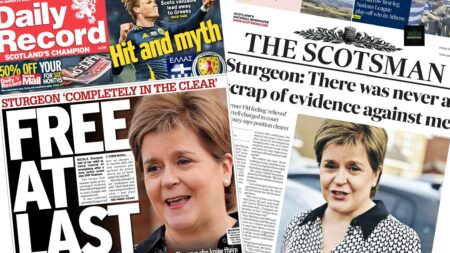 Ex-FM Nicola Sturgeon cleared in SNP embezzlement case 