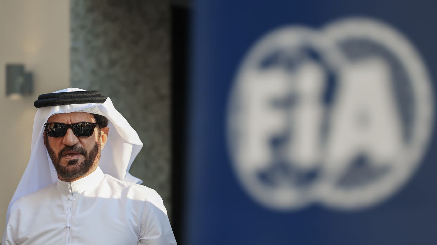 Motorsport UK threatens taking legal action against the leadership of president Mohammed Ben Sulayem - pictured
