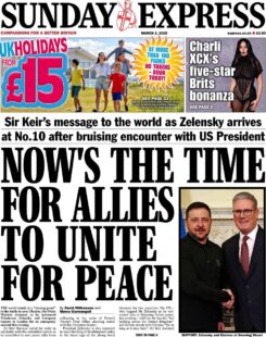 Now’s the time for allies to unite for peace