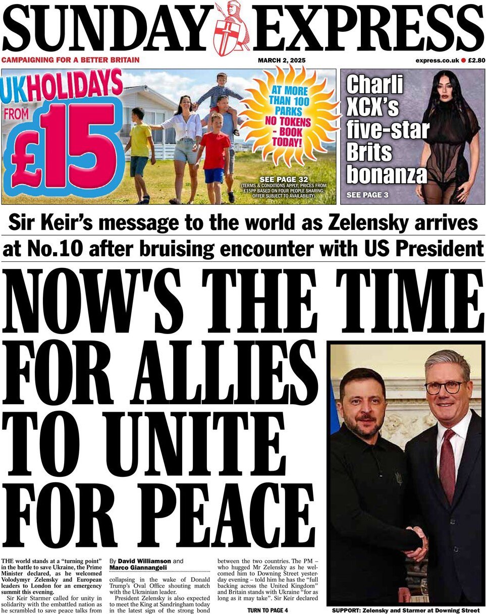 Now's the time for allies to unite for peace - Keir Starmer's message to the world 