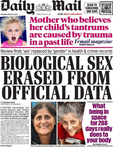 Biological sex erased from official data