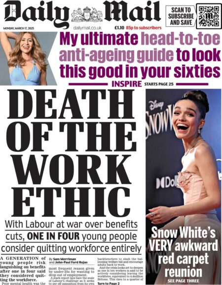 Death of the work ethic