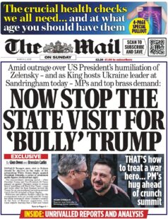 Now stop state visit for bully Trump