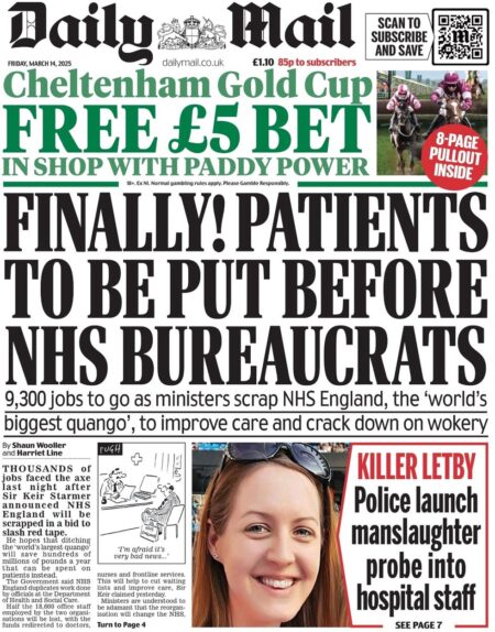 Finally! Patients to be put before NHS bureaucrats