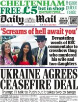 Jail then hell – Hijacked train and ceasefire if Putin agrees