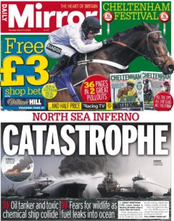 North Sea inferno: catastrophe
