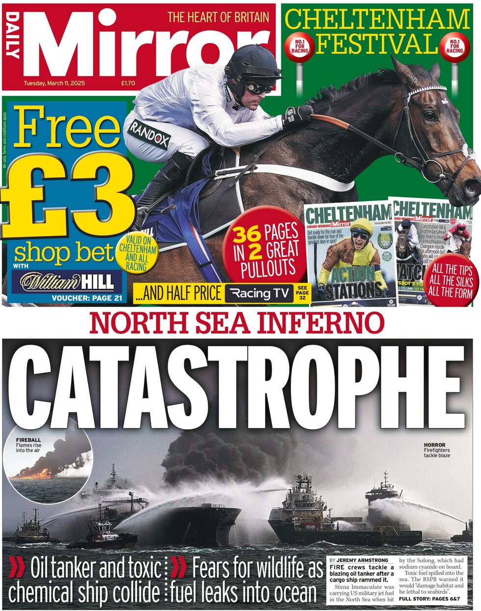 North Sea inferno - catastrophe 