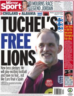 England v Albania - Tuchel's free lions