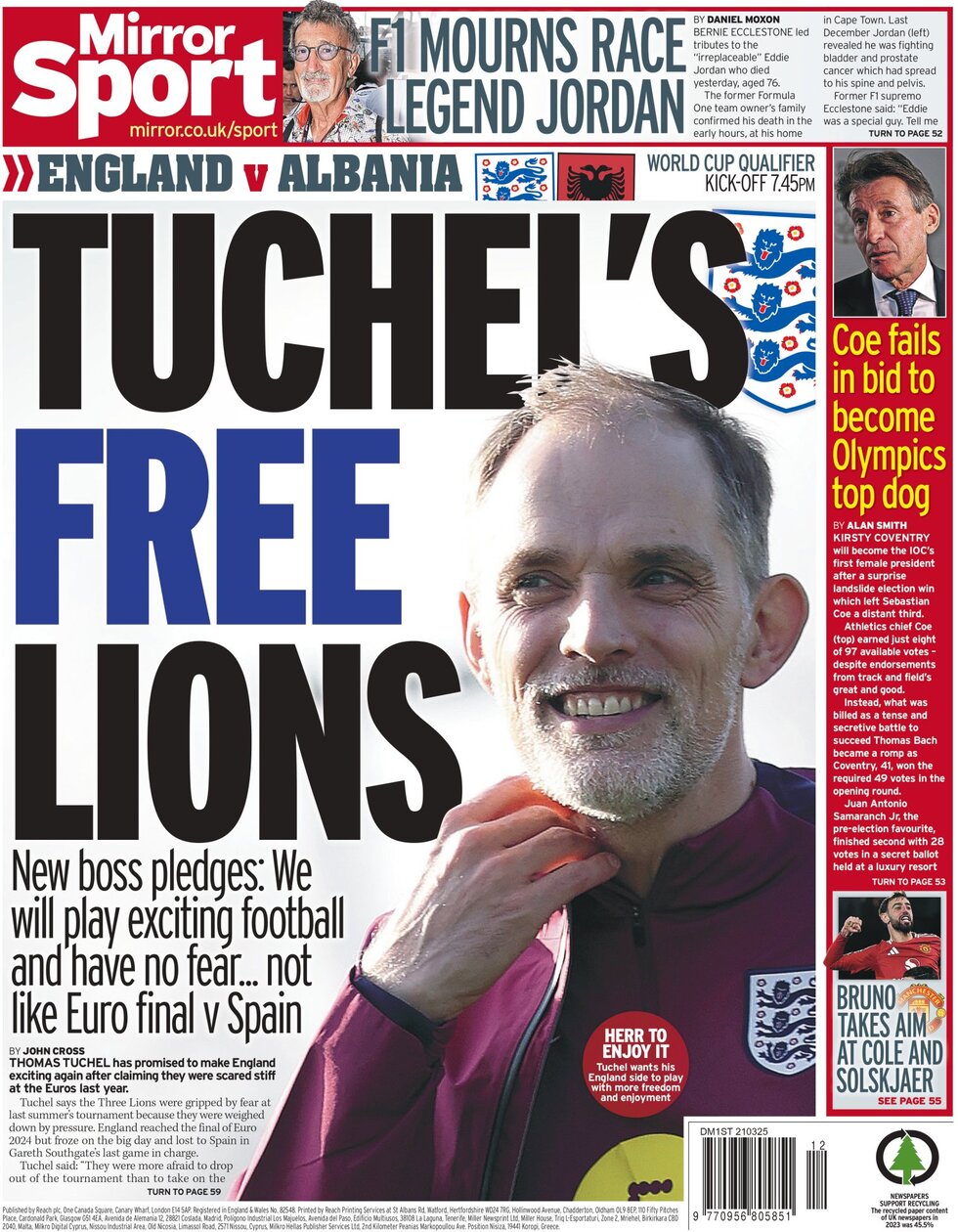 England v Albania - Tuchel's free lions 