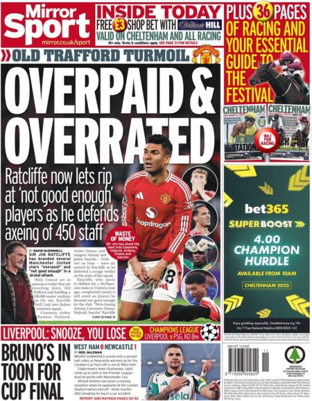 Old Trafford turmoil: overpaid and overrated