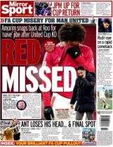 FA Cup misery for Man United: Red Missed