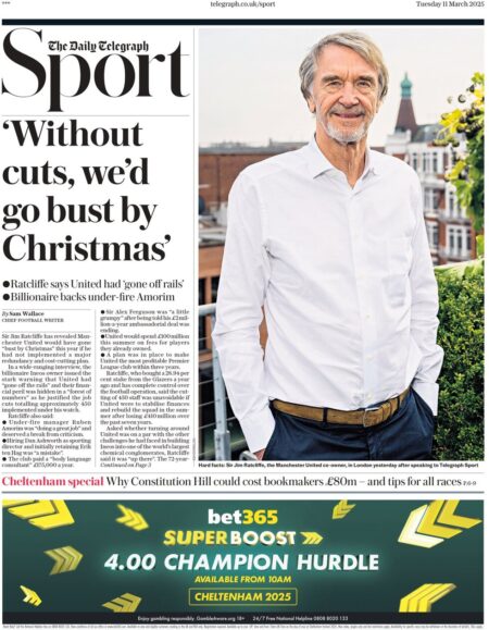 Without cuts, we’d go bust by Christmas