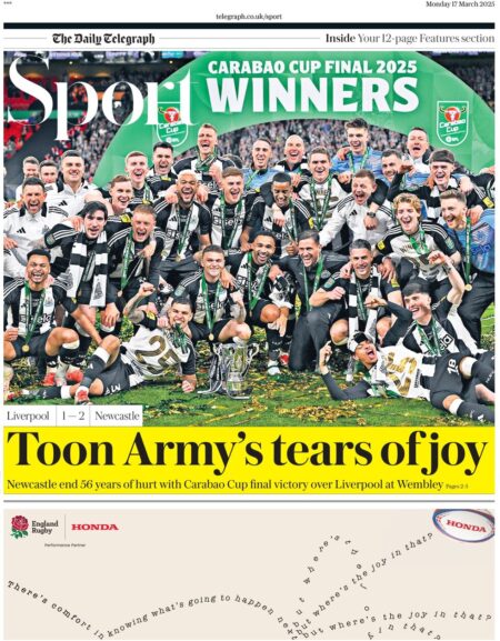 Toon Army’s tears of joy