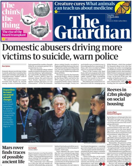 Domestic abuse driving more victims to suicide, warn police