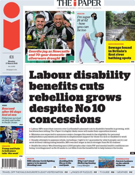 Labour disability benefits cuts rebellion grows despite No 10 concessions