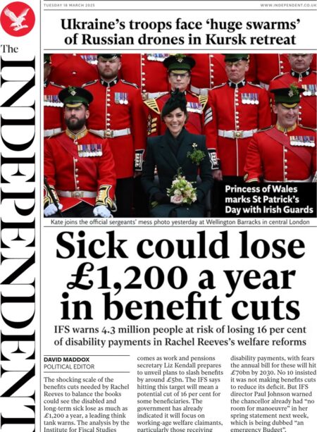 Sick could lose £1,200 a year in benefit cuts