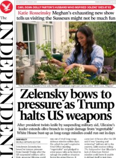 Zelensky bows to pressure as Trump halts US weapons