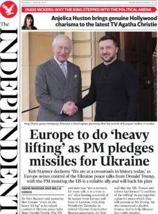Europe to do the heavy lifting as PM pledges missiles for Ukraine
