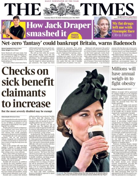 Checks on sick benefit claimants to increase