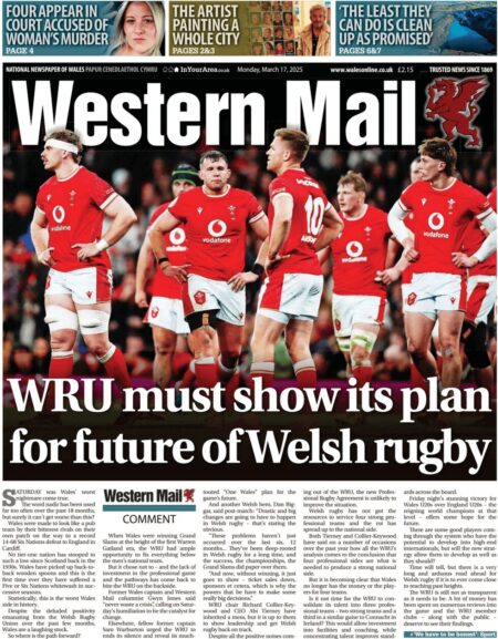 WRU must show its plan for future of Welsh rugby