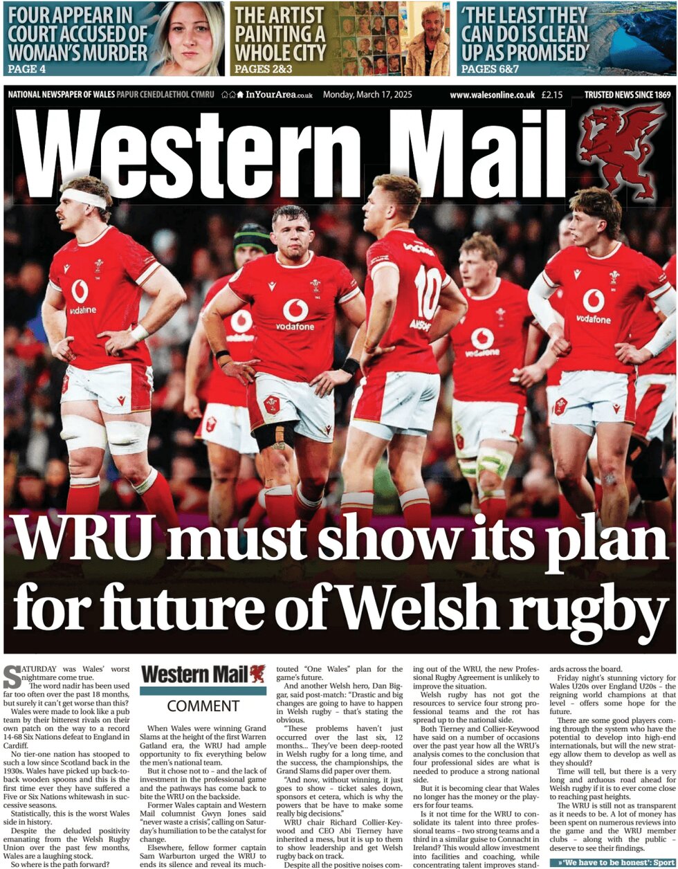 WRU must show its plan for future of Welsh rugby 