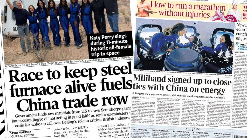 Calls for a review into Chinese investment in UK infrastructure amid British Steel crisis 