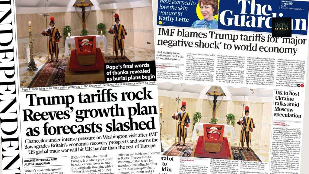 IMF cuts global growth amid tariff war IMF cuts global growth amid tariff war