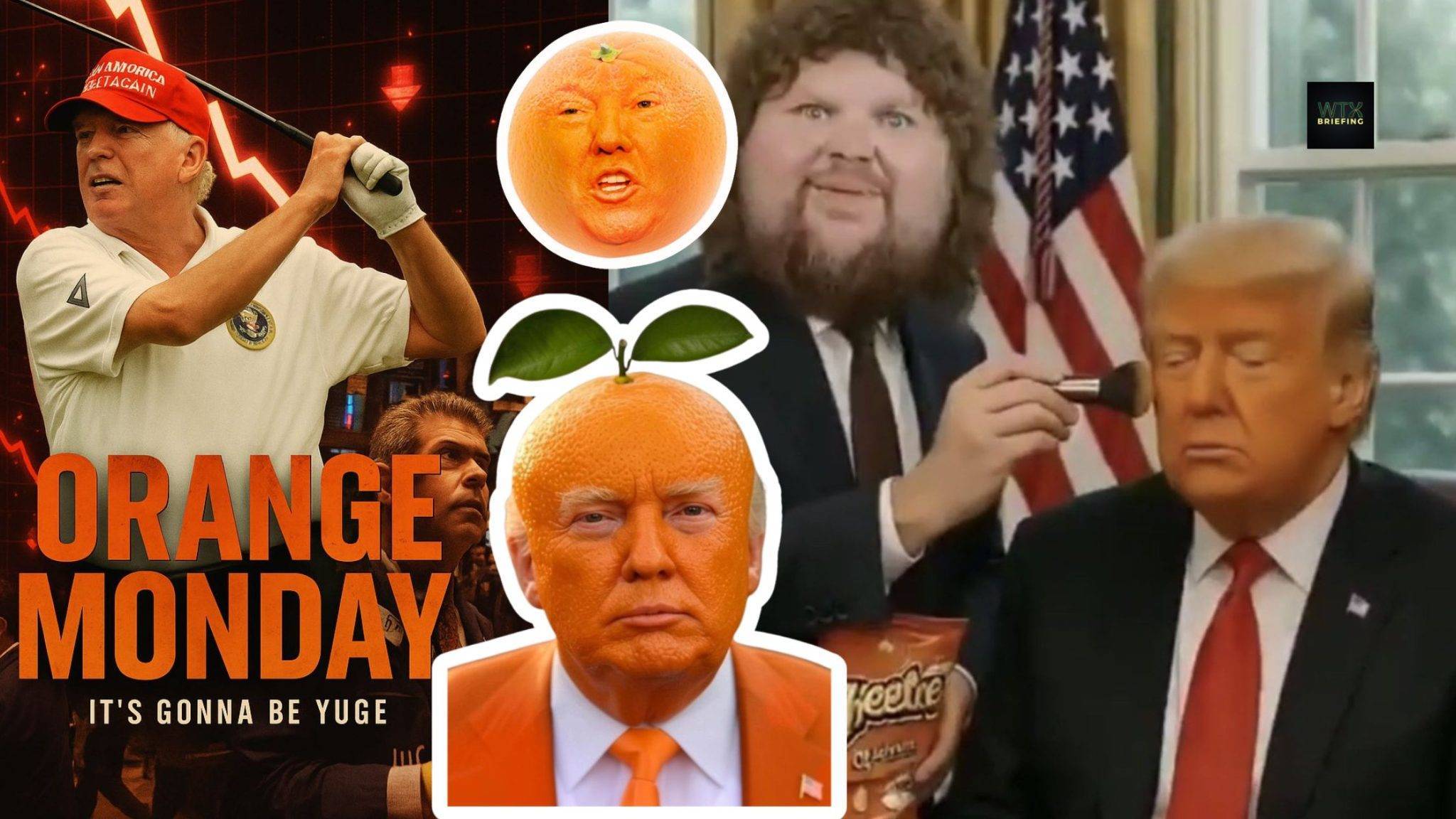 'Orange Monday' memes viral as global markets crash