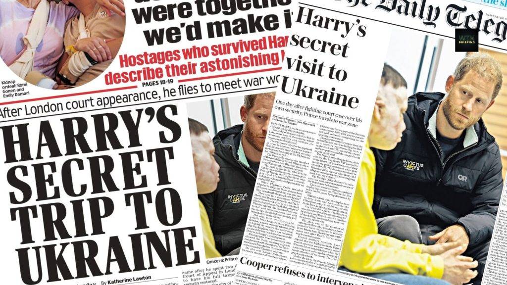 Prince Harry Ukraine visit after high court appearance