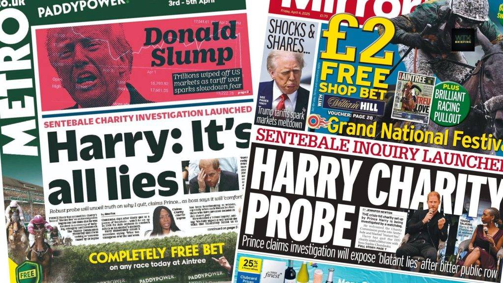 Prince Harry charity probe – Harry hopes investigation will ‘unveil truth’