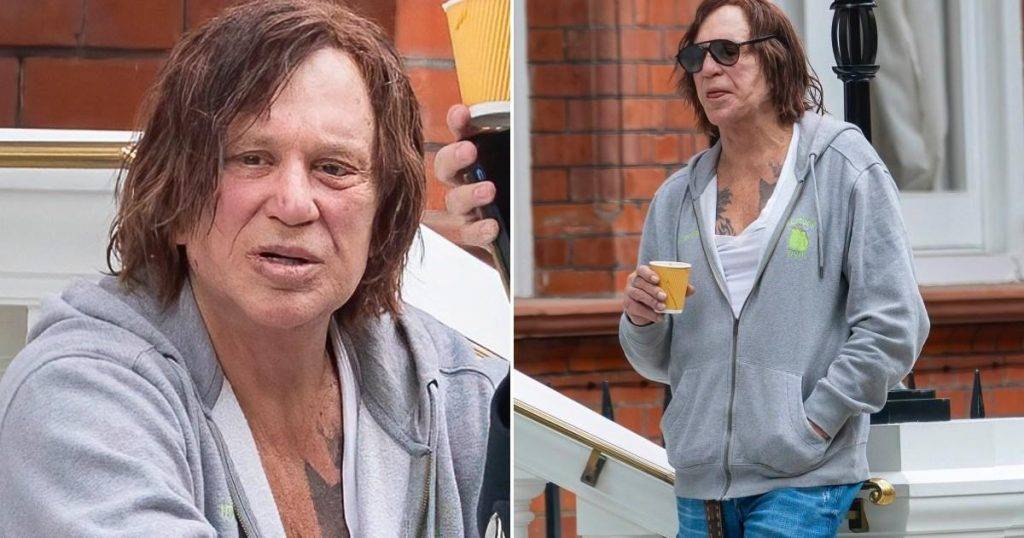 Mickey Rourke pictured for the first time since shock Celebrity Big Brother exit
