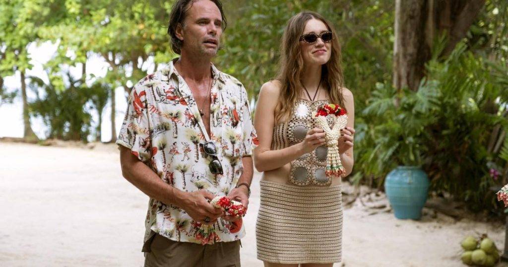 Aimee Lou Wood and Walton Goggins ‘fell out’ after The White Lotus