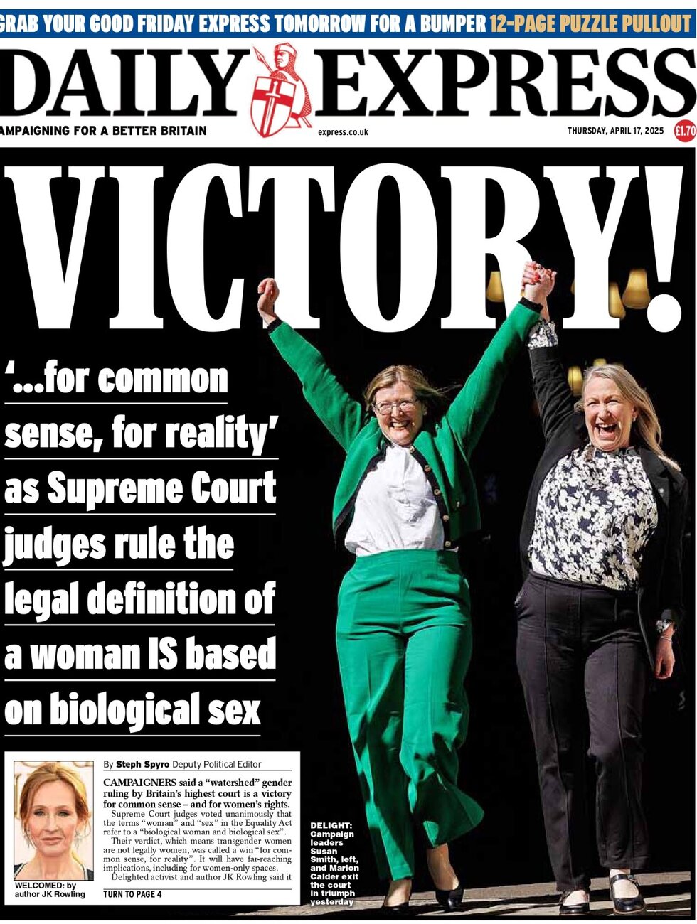 Victory for common sense, for reality 