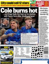 Cole burns hot and Ange feels the heat