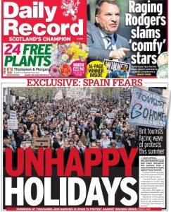 spain fears Unhappy holidays