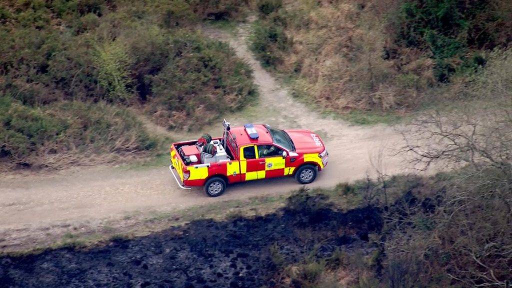 Large wildfire in Scotland after multiple blazes across UK this week