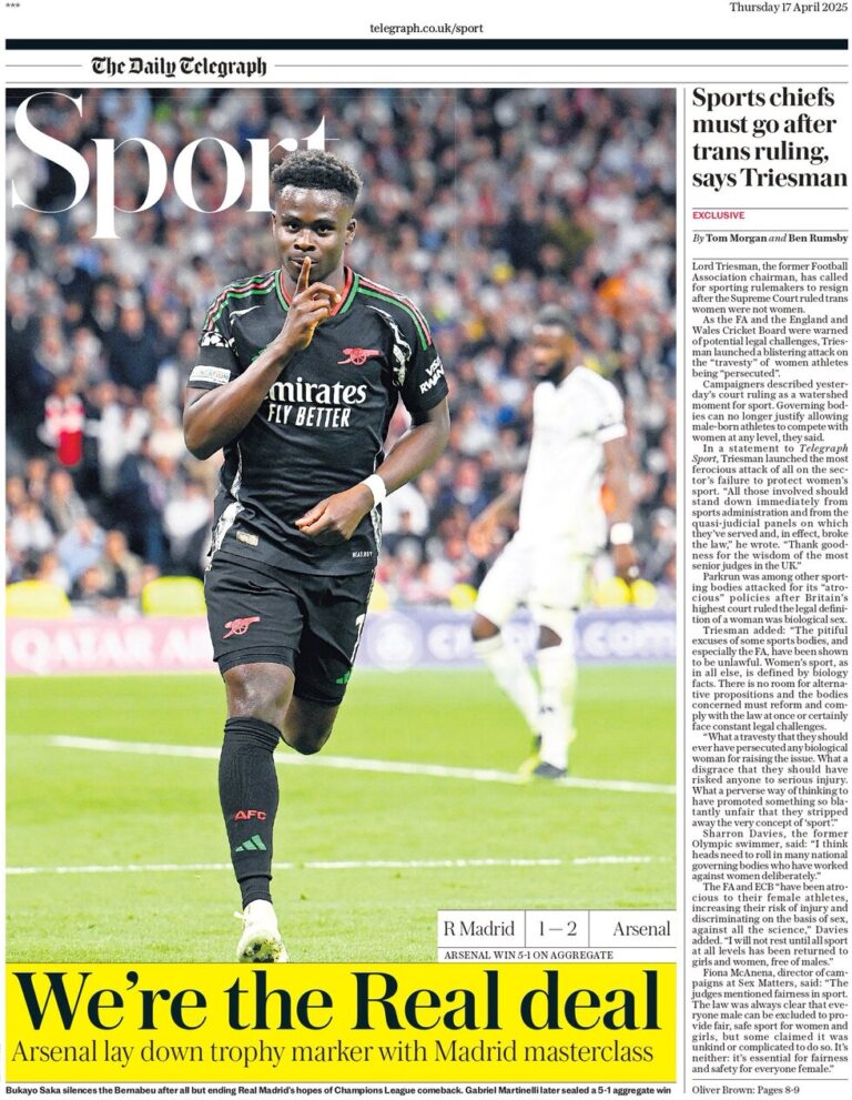 Real Madrid 1- 2 Arsenal – We’re the real deal