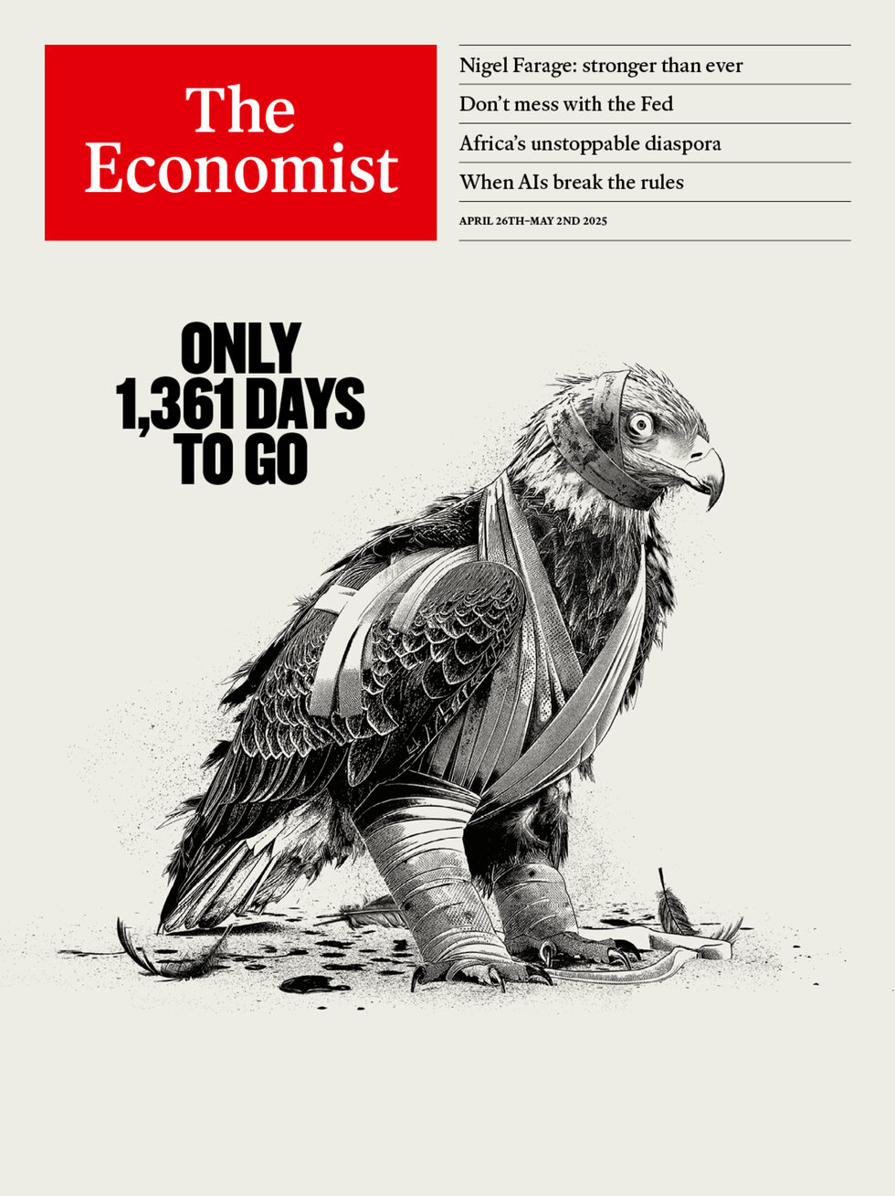 Donald Trump’s Second Term: Only 1,361 days to go 1 - WTX News Breaking News, fashion & Culture from around the World - Daily News Briefings -Finance, Business, Politics & Sports News Only 1,361 days to go says the business weekly newspaper The Economist