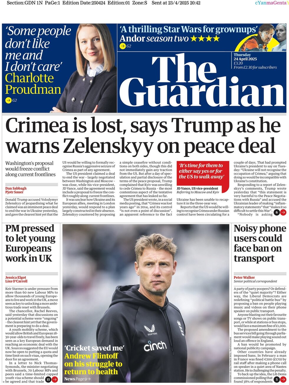 Crimea is lost and Zelensky to blame, says Trump 1 - WTX News Breaking News, fashion & Culture from around the World - Daily News Briefings -Finance, Business, Politics & Sports News Crimea is lost says Trump as he warns Zelensky on peace deal