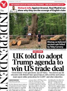 UK told to adopt Trump agenda to win US trade deal
