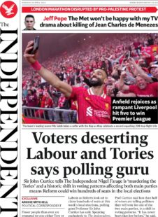 Voters deserting Labour and Tories says polling guru