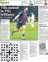 Villa undone by PSG brilliance