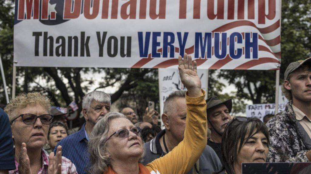 White South Africans leave for US as Trump grants them refugee status