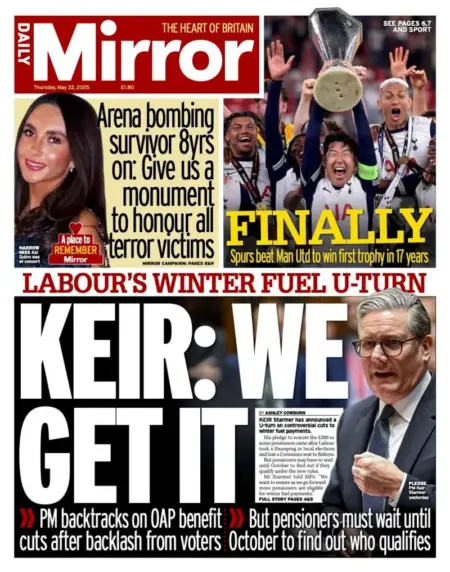 Labour’s winter fuel u-turn: Keir: WE GET IT