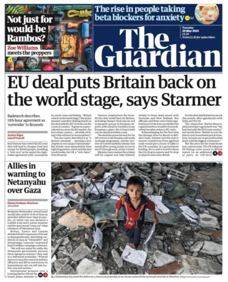 EU deal puts Britain back on the world stage, says Starmer