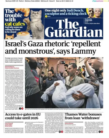 Israel’s Gaza rhetoric ‘repellent and monstrous’, says Lammy